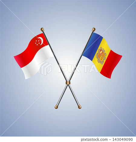 Singapore and Andorra flag relations 143049090