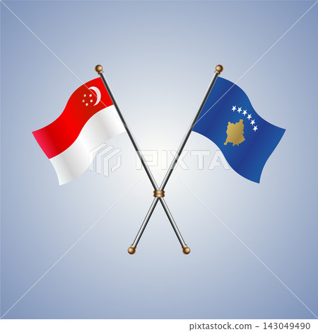Singapore and Kosovo flag relations 143049490