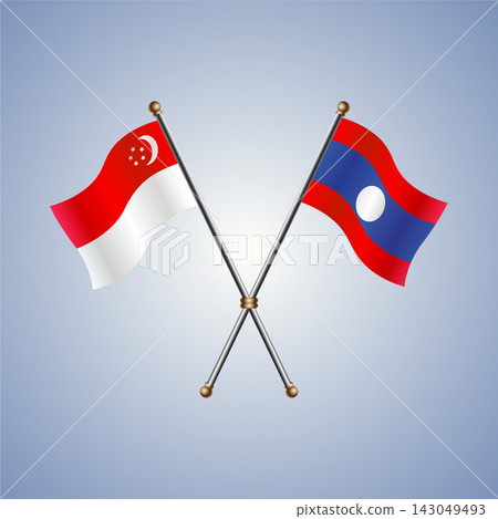 Singapore and Laos flag relations Singapore and Laos flag relations 143049493