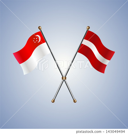 Singapore and Latvia flag relations 143049494