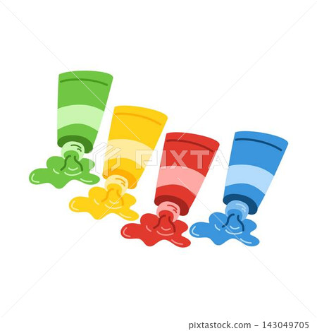 watercolor paint tube watercolor paint tube 143049705