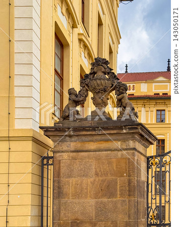 A section of Prague Castle in Prague, Czech Republic A section of Prague Castle in Prague, Czech Republic 143050171