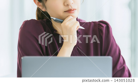 善於思考的女性/女商人 143051028