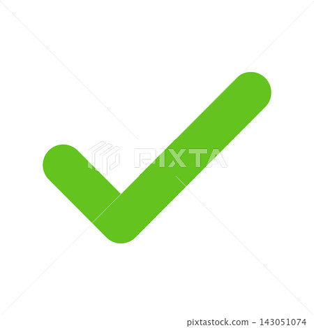 Green checkmark icon 143051074