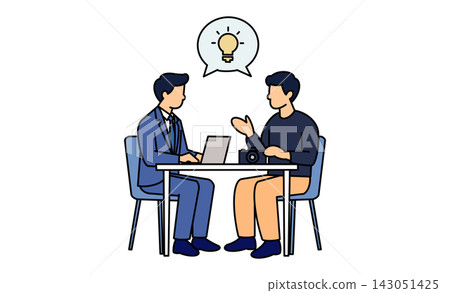 Meeting materials for business professionals and photographers discussing photography, advertising production, and content creation. Meeting materials for business professionals and photographers discussing photography, advertising production, and content creation. 143051425