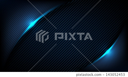Dark Blue Futuristic Background with Glowing Cyan Light Accents and Carbon Fiber Striped Texture for Modern High Tech Vector Illustration Banner Design Dark Blue Futuristic Background with Glowing Cyan Light Accents and Carbon Fiber Striped Texture for Modern High Tech Vector Illustration Banner Design 143052453