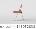 Stylish Folding Chair in Coral Color 143052838
