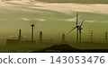 風力發電的風景 143053476