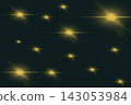 Dark green background with golden horizontal light flares 143053984