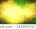Abstract green background with glowing yellow central light burst 143054332
