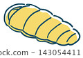Illustration of a sleeping bag. Camping equipment. Hand-drawn style vector material. Illustration of a sleeping bag. Camping equipment. Hand-drawn style vector material. 143054411