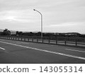 The main road running across the bridge and the sky 143055314