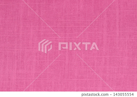 Pink linen fabric cloth texture background, seamless pattern of natural textile. Pink linen fabric cloth texture background, seamless pattern of natural textile. 143055554