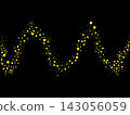 Illustration of the trails of light particles (black background) 143056059