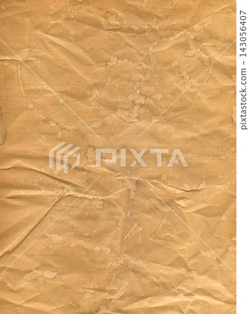 Crumpled brown lined paper texture Crumpled brown lined paper texture 143056407