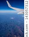 Landscape seen from an airplane 143057312