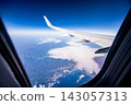 Landscape seen from an airplane 143057313