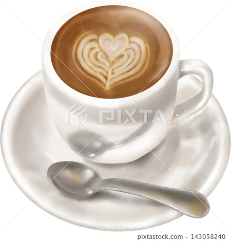 Coffee latte cup Coffee latte cup 143058240