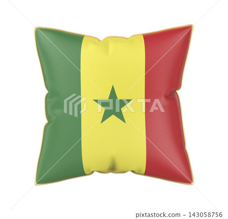 Pillow with the flag of Senegal Pillow with the flag of Senegal 143058756