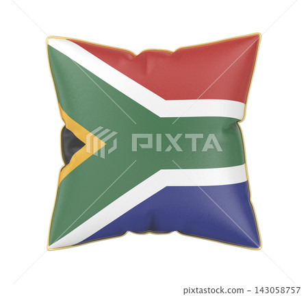 Pillow with the flag of South Africa Pillow with the flag of South Africa 143058757
