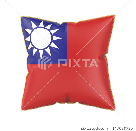 Pillow with the flag of Taiwan Pillow with the flag of Taiwan 143058759