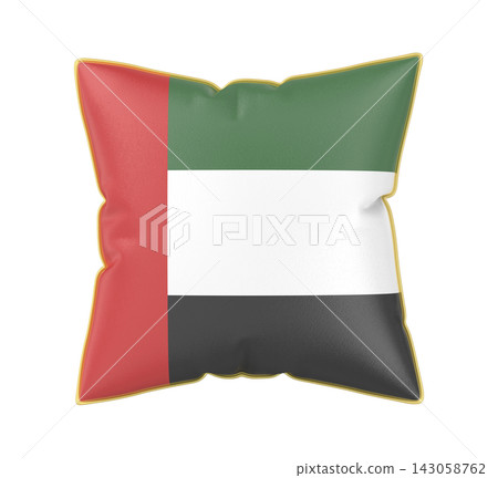 Pillow with the flag of the United Arab Emirates Pillow with the flag of the United Arab Emirates 143058762
