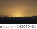 Sunset over the sea at Lake Hamana 143060481