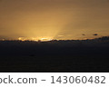 Sunset over the sea at Lake Hamana 143060482