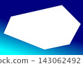 Message card frame with a light blue to navy blue gradient and white text space. 143062492