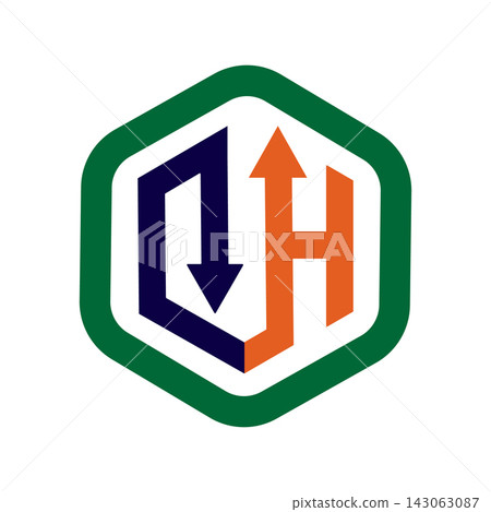 Smart Grid Energy Flow Geometric Logo Icon Smart Grid Energy Flow Geometric Logo Icon 143063087