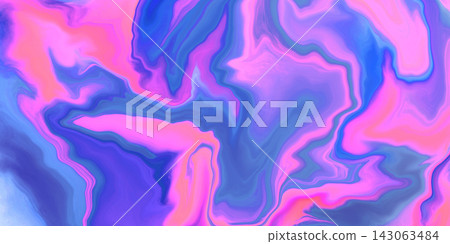 Abstract blue purple and pink wavy marble effect background. Modern digital watercolor paint textured backdrop with flowing waves and lines for contemporary design, wallpaper, liquid texture Abstract blue purple and pink wavy marble effect background. Modern digital watercolor paint textured backdrop with flowing waves and lines for contemporary design, wallpaper, liquid texture 143063484