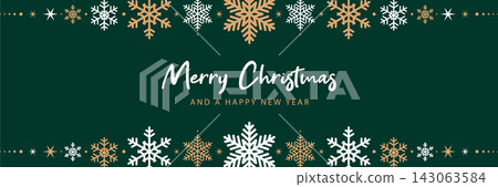 merry christmas greeting card with elegant snowflake pattern vector illustration merry christmas greeting card with elegant snowflake pattern vector illustration 143063584