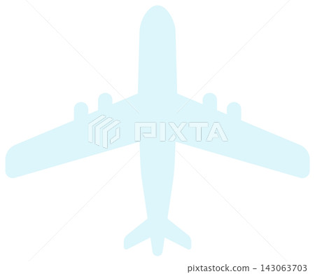飛機圖標,淺藍色 飛機圖標,淺藍色 143063703