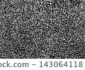 A fuzzy texture drawn with a black marker pen. 143064118