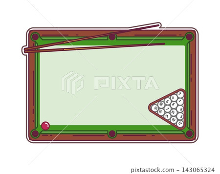 Memo note or paper planner for kids stationery or diary calendar frame with billiards snooker or pool sport game. Kids memo note or school notebook sticky pad or sticker with billiards table and cues Memo note or paper planner for kids stationery or diary calendar frame with billiards snooker or pool sport game. Kids memo note or school notebook sticky pad or sticker with billiards table and cues 143065324