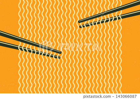 asian food textured background with noodles vector illustration. asian food textured background with noodles vector illustration. 143066087