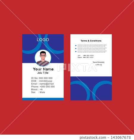 Nice Awesome ID Card Design 143067678