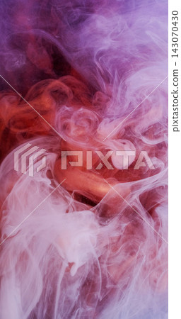 Paint cloud. Smoke texture. Blur purple red color droplets underwater splash acrylic water spreading on abstract art background. Paint cloud. Smoke texture. Blur purple red color droplets underwater splash acrylic water spreading on abstract art background. 143070430