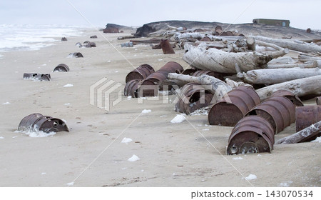 drums on Arctic coast drums on Arctic coast 143070534