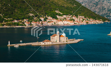 Our Lady of the Rocks Church near Perast in Montenegro Our Lady of the Rocks Church near Perast in Montenegro 143071618