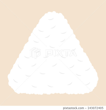 Simple salted rice ball Simple salted rice ball 143072405