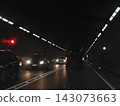 Gotthard Tunnel night traffic in Switzerland 143073663