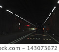 Night drive in Gotthard Tunnel, Switzerland 143073672