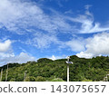 Blue sky and white clouds 143075657