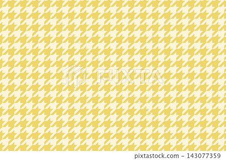 Yellow two-tone houndstooth pattern background material, horizontal, lemon yellow. Yellow two-tone houndstooth pattern background material, horizontal, lemon yellow. 143077359