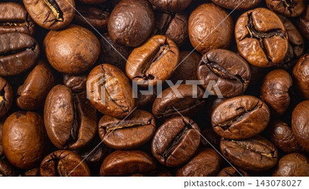 coffee beans as the background texture coffee beans as the background texture 143078027