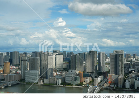 東京港區的摩天大樓與天空 東京港區的摩天大樓與天空 143078095