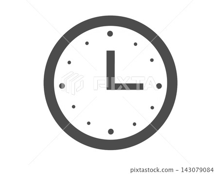 A simple clock icon (illustration) A simple clock icon (illustration) 143079084