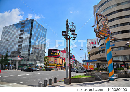 愛知縣: 名古屋市容、千草區、今池街景 愛知縣: 名古屋市容、千草區、今池街景 143080400