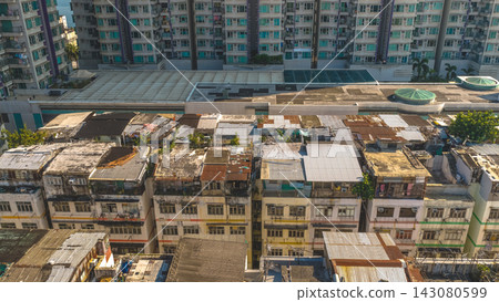 Hong Kong Aug 16 2026 Contrast of Old and New Architecture Hong Kong Hong Kong Aug 16 2026 Contrast of Old and New Architecture Hong Kong 143080599